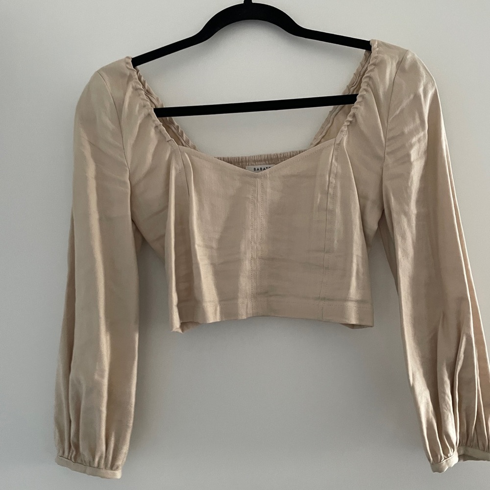 Aritzia Hadwyn Linen Top